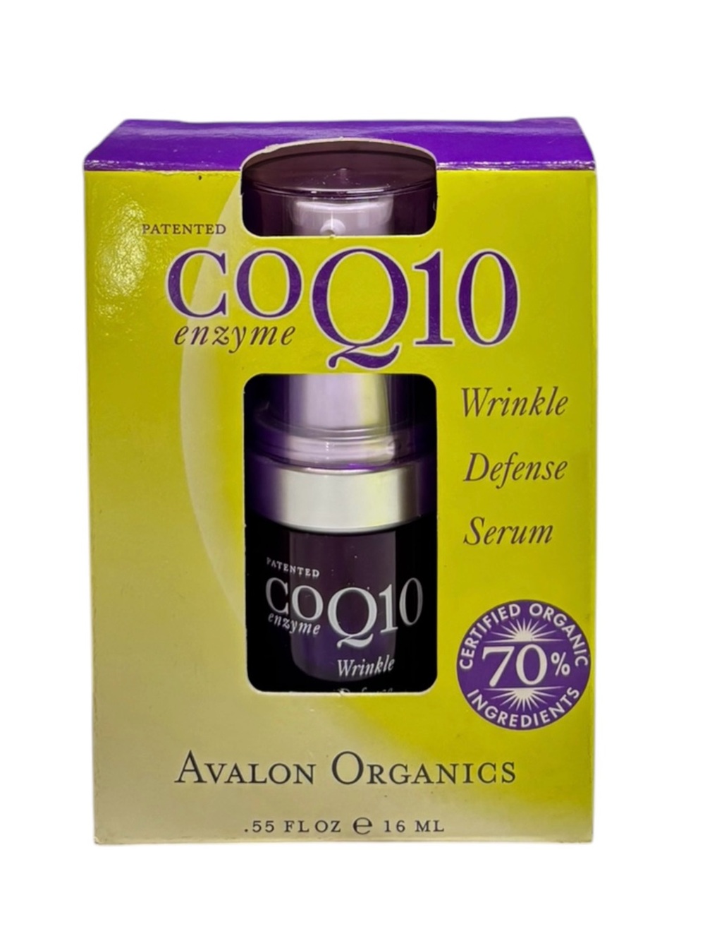 Avalon Organics CoQ10 Enzyme Wrinkle Defense Serum 16mL